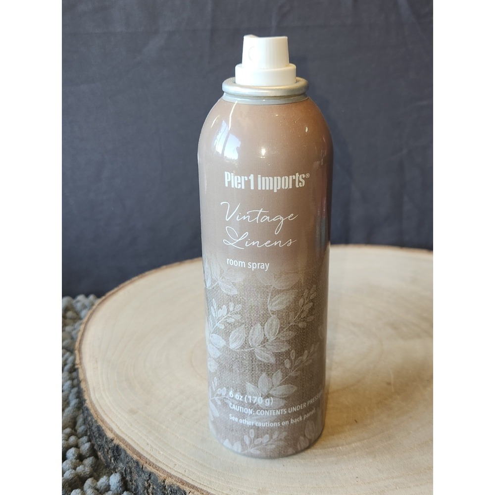 Pier 1 Imports VINTAGE LINENS Room Spray Fragrance 6 oz SUPER RARE~NO LID~NEW